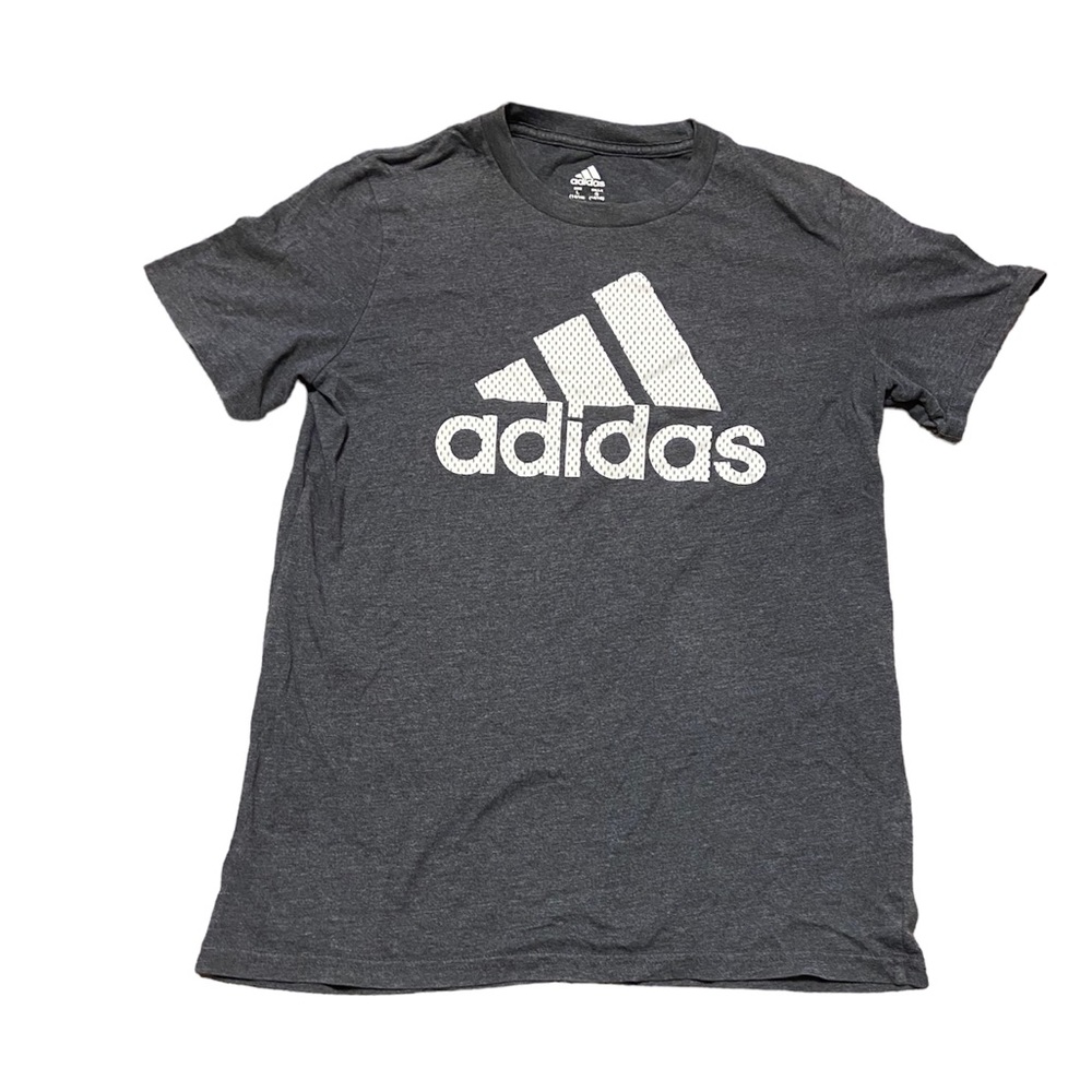 Heather gray Adidas classic tee, men’s size large
